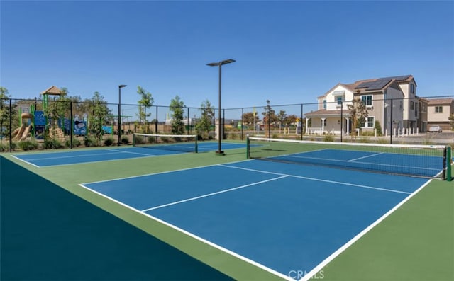 16614 Trailblazer Ave, Chino, CA 91708 - view of tennis court featuring community basketball court