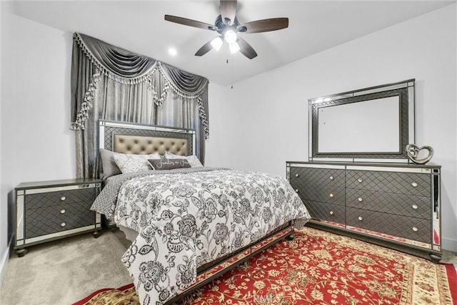 16614 Trailblazer Ave, Chino, CA 91708 - bedroom featuring carpet and a ceiling fan