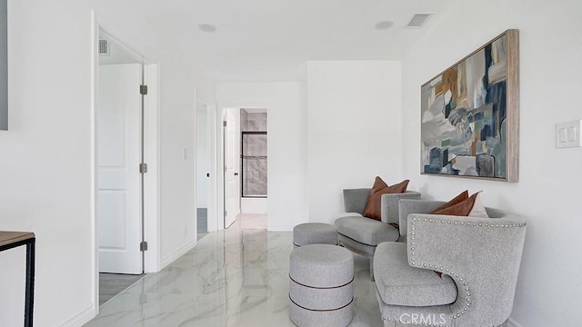 23231 Cheswald Dr, Laguna Niguel, CA 92677 - sitting room with marble tiled floors and baseboards