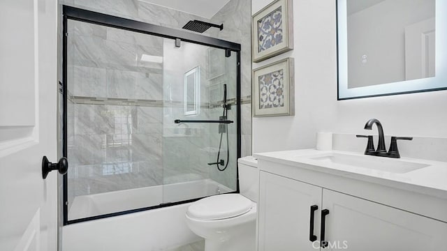 23231 Cheswald Dr, Laguna Niguel, CA 92677 - full bathroom featuring vanity and shower / bath combination with glass door