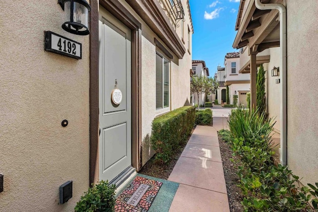 4192 Camino Campana, Oceanside, CA 92057 - view of exterior entry with stucco siding
