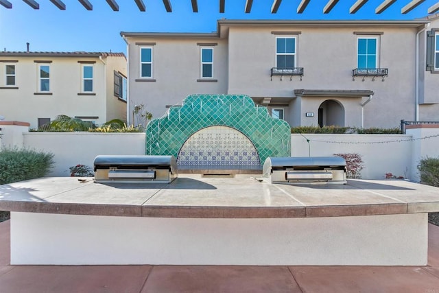 4192 Camino Campana, Oceanside, CA 92057 - view of patio with exterior kitchen