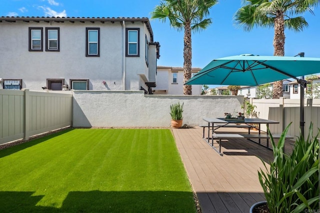 4192 Camino Campana, Oceanside, CA 92057 - fenced backyard with a deck