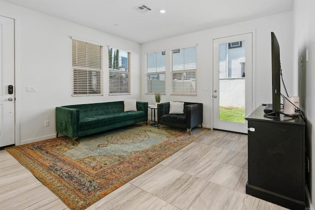 4192 Camino Campana, Oceanside, CA 92057 - sitting room featuring baseboards and recessed lighting