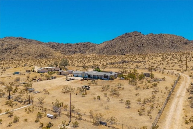 5177 Avenida Del Sol, Joshua Tree, CA 92252 - mountain view featuring rural landscape