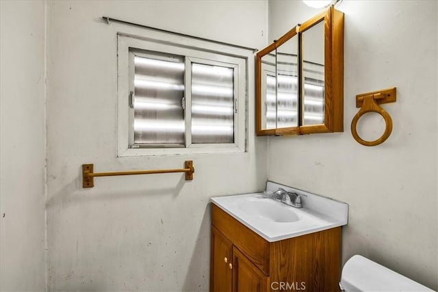 5177 Avenida Del Sol, Joshua Tree, CA 92252 - half bathroom featuring vanity and toilet