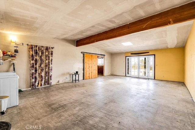 5177 Avenida Del Sol, Joshua Tree, CA 92252 - unfurnished room featuring washer and clothes dryer