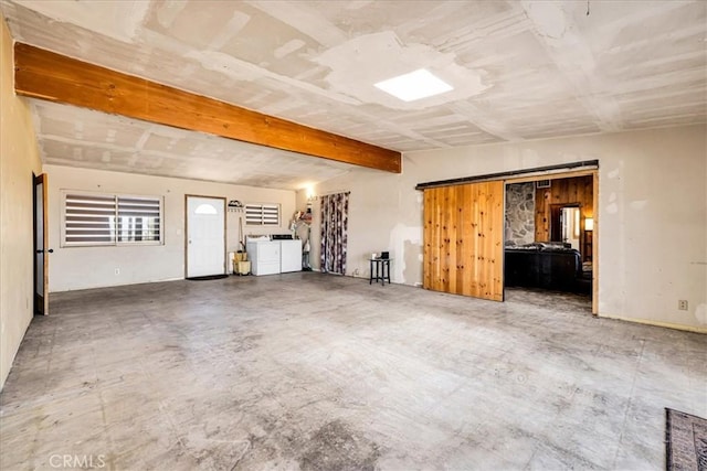 5177 Avenida Del Sol, Joshua Tree, CA 92252 - basement with washing machine and dryer