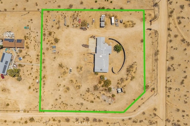 5177 Avenida Del Sol, Joshua Tree, CA 92252 - view of rural area with property parcel outlined