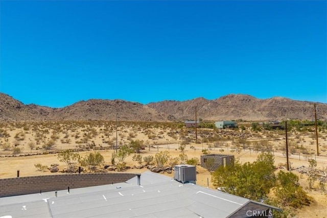 5177 Avenida Del Sol, Joshua Tree, CA 92252 - view of mountain backdrop with a desert landscape and rural landscape
