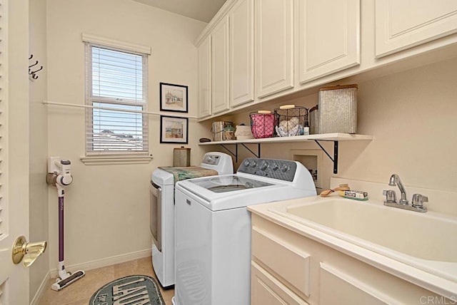 595 S Hidden Trails Rd, Escondido, CA 92027 - washroom featuring washer and dryer and cabinet space