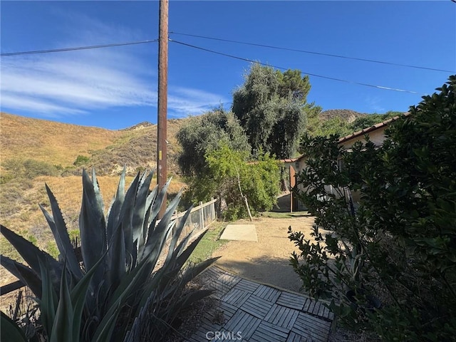 28869 Paradise Rd, Castaic, CA 91384 - view of yard with a mountain view