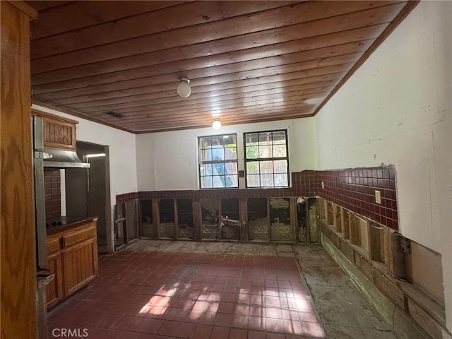 28869 Paradise Rd, Castaic, CA 91384 - spare room with wooden ceiling