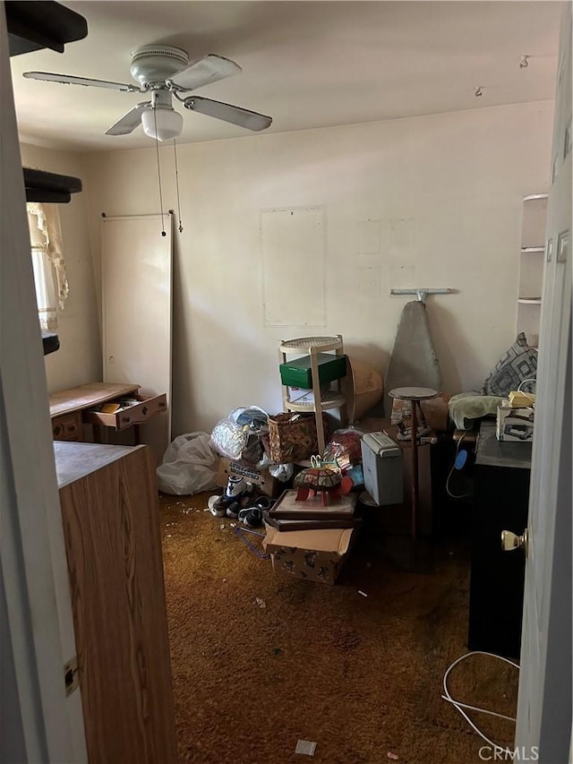 1021 E Gaillard St, Azusa, CA 91702 - misc room featuring a ceiling fan
