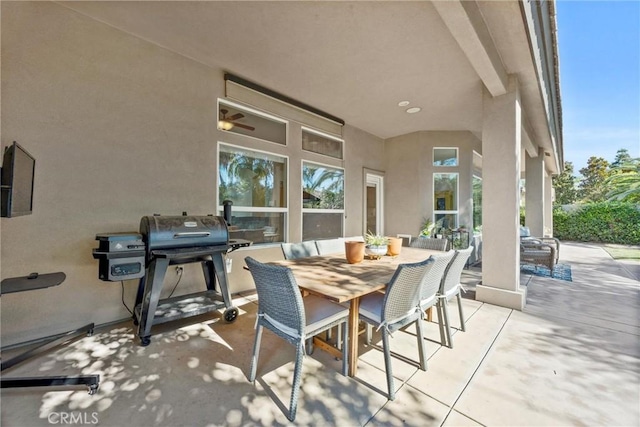 403 Stone Cross Dr, Bakersfield, CA 93312 - view of patio / terrace with outdoor dining space and area for grilling