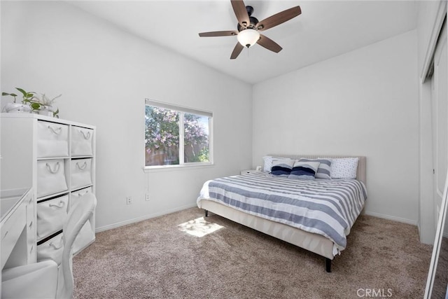 403 Stone Cross Dr, Bakersfield, CA 93312 - bedroom featuring carpet and ceiling fan