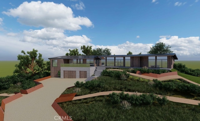 1520 Paseo La Cresta, Palos Verdes Estates, CA 90274 - contemporary house featuring stairs