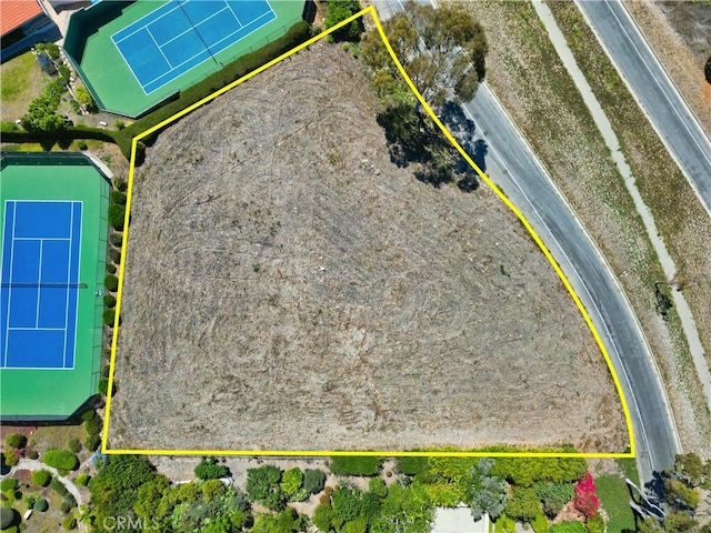 1520 Paseo La Cresta, Palos Verdes Estates, CA 90274 - aerial view of property's location with property boundaries highlighted