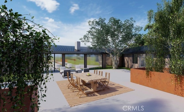 1520 Paseo La Cresta, Palos Verdes Estates, CA 90274 - view of patio with outdoor dining space