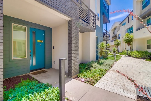 1905 Soho Ln Unit 2, Chula Vista, CA 91915 - doorway to property with brick siding and stucco siding