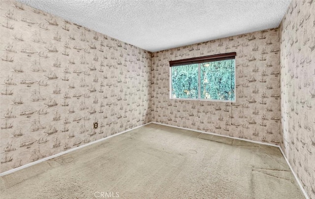 1023 Don Pablo Dr, Arcadia, CA 91006 - carpeted spare room with a textured ceiling and baseboards