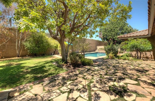 1023 Don Pablo Dr, Arcadia, CA 91006 - view of pool with a fenced backyard and a patio