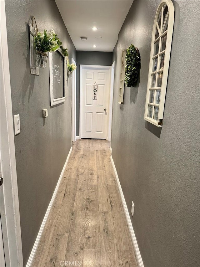 1203 W 134th Pl, Compton, CA 90222 - corridor with wood finished floors and recessed lighting