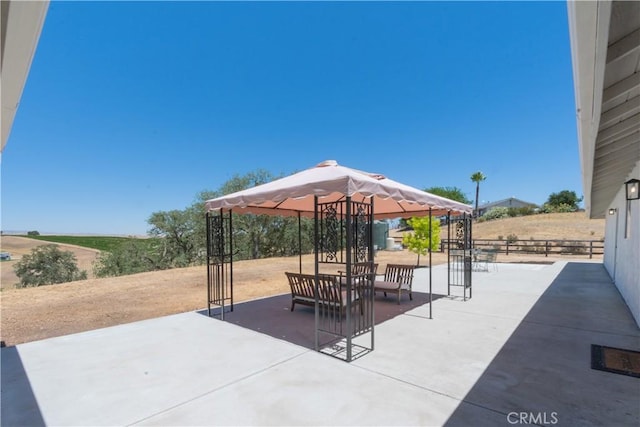 5335 Play Doe Ln, Paso Robles, CA 93446 - view of patio featuring a gazebo