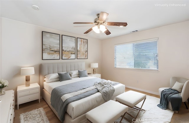 5335 Play Doe Ln, Paso Robles, CA 93446 - bedroom with baseboards and a ceiling fan