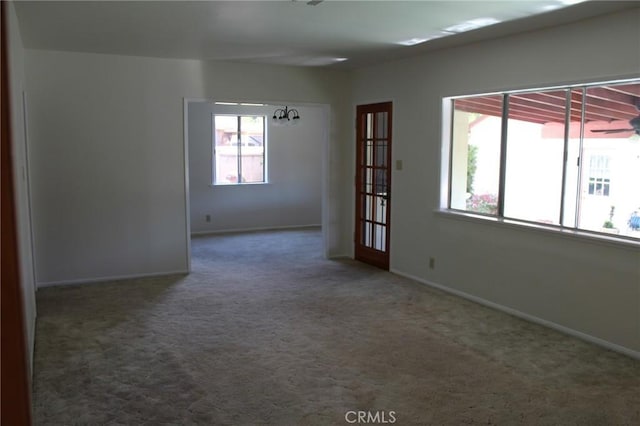 836 N 10th Ave, Upland, CA 91786 - empty room with carpet floors and a ceiling fan