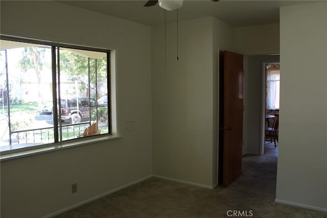 836 N 10th Ave, Upland, CA 91786 - spare room with plenty of natural light, a ceiling fan, and carpet