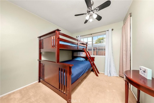 29639 Delphinium Ave, Canyon Country, CA 91387 - bedroom featuring light carpet and ceiling fan