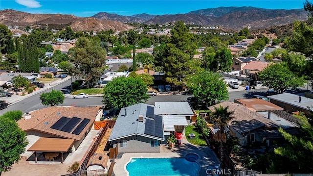29639 Delphinium Ave, Canyon Country, CA 91387 - aerial perspective of suburban area with mountains and a pool