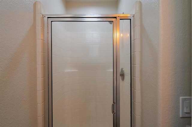 1295 Haglar Unit 1, Chula Vista, CA 91913 - bathroom view of a textured wall and a stall shower