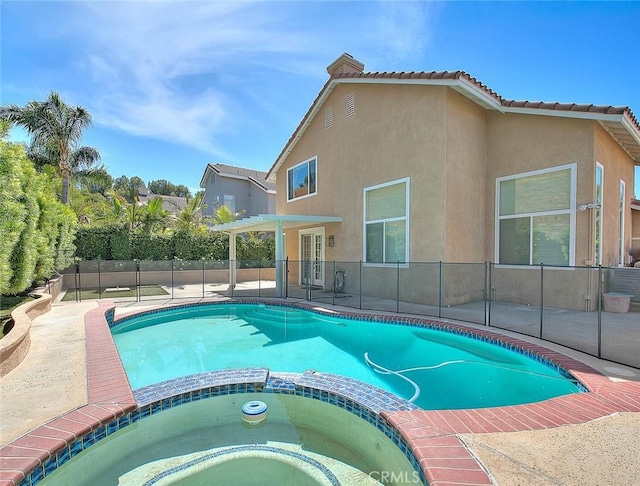 16549 Celadon Ct, Chino Hills, CA 91709 - view of swimming pool featuring a pool with connected hot tub and a patio