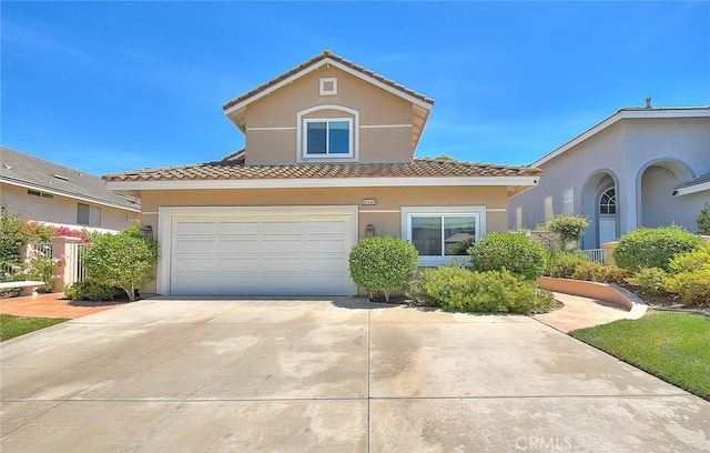 16549 Celadon Ct, Chino Hills, CA 91709 - mediterranean / spanish house featuring a tile roof, stucco siding, and concrete driveway