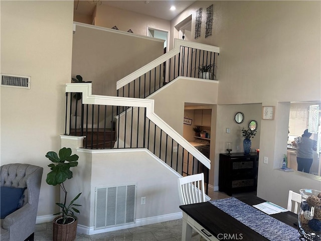 10600 Silverleaf Cir, Moreno Valley, CA 92557 - staircase with baseboards
