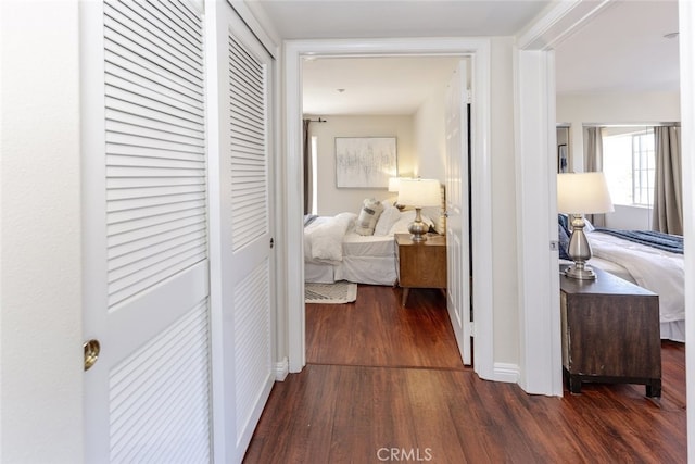 530 W Stocker St Unit 205, Glendale, CA 91202 - hall with dark wood finished floors