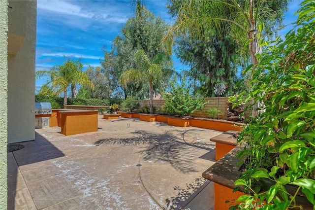 23609 Wilmington Ct, Valencia, CA 91354 - view of patio with area for grilling