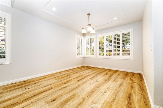 23609 Wilmington Ct, Valencia, CA 91354 - spare room featuring light wood finished floors and recessed lighting
