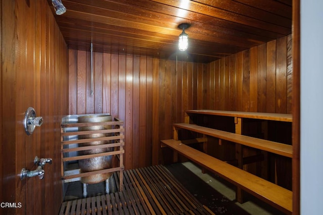 3505 E California Blvd, Pasadena, CA 91107 - sauna featuring wooden ceiling and wooden walls