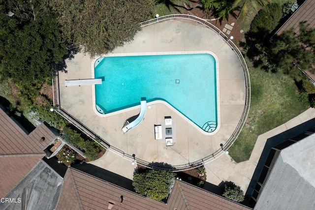 3505 E California Blvd, Pasadena, CA 91107 - bird's eye view of a pool