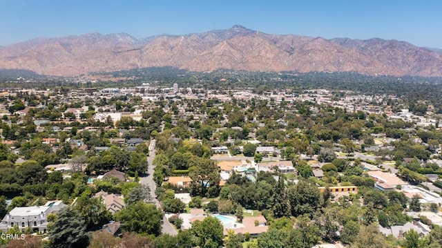 3505 E California Blvd, Pasadena, CA 91107 - drone / aerial view of mountains