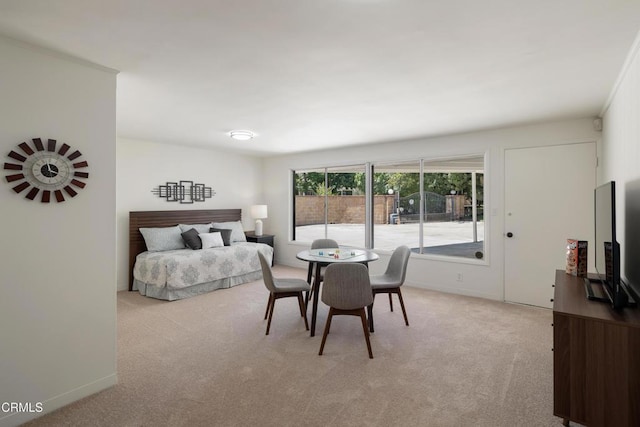 3505 E California Blvd, Pasadena, CA 91107 - bedroom with light carpet and baseboards