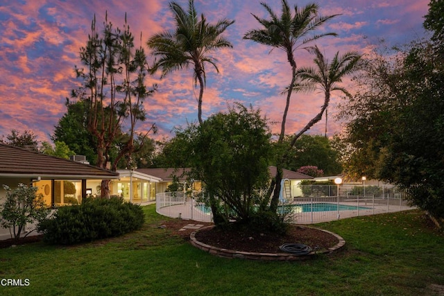 3505 E California Blvd, Pasadena, CA 91107 - view of pool at dusk