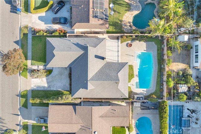 12111 Reagan St, Los Alamitos, CA 90720 - bird's eye view of a pool