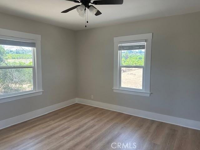 1902 E Citrus Ave, Redlands, CA 92374 - unfurnished room with light wood-type flooring and ceiling fan