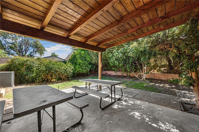 10802 Jordan Rd, Whittier, CA 90603 - fenced backyard featuring outdoor dining space and a patio area