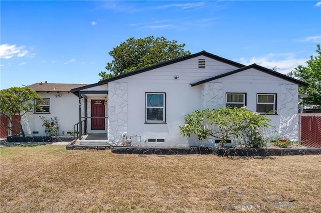 7503 Norwalk Blvd, Whittier, CA 90606 - bungalow-style home with a front yard and stucco siding