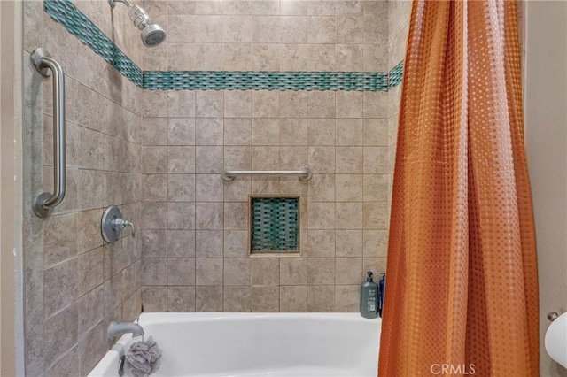 7503 Norwalk Blvd, Whittier, CA 90606 - bathroom with shower / bath combo with shower curtain